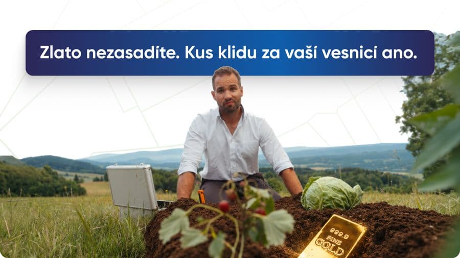 Zlato je investice. Půda může být i domov