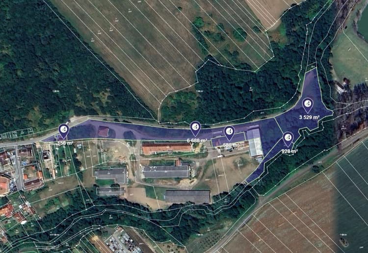 Prodej pozemku v k.ú. Pašovice na Moravě