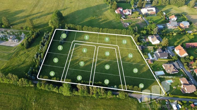Investiční pozemek 18.649 m2 pro bydlení v rozvojové lokalitě