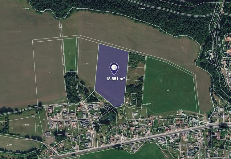 Stavební pozemek pro rodinnou výstavbu 18 851 m2, Staré Sedlo