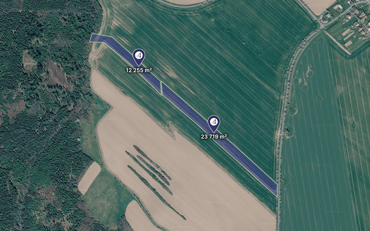 Prodej pole v k.ú. Slatina u Bílovce
