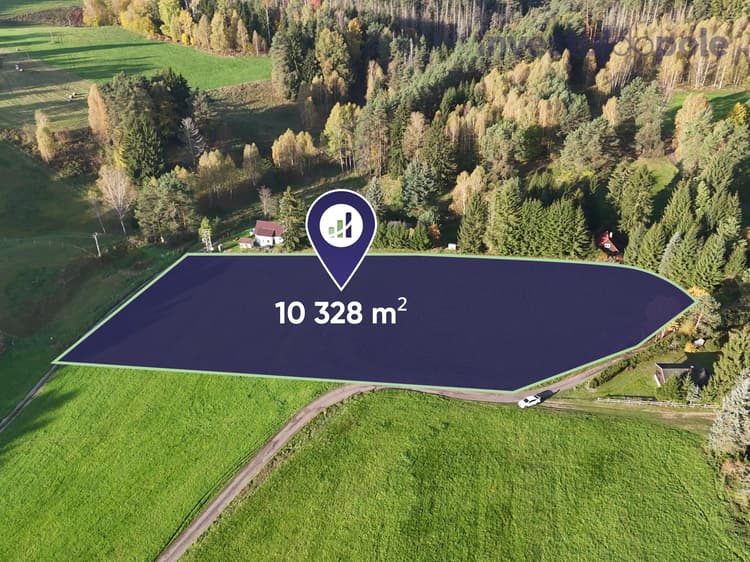 Investiční pozemky 10 305 m2 přímo u rekreační zástavby v k.ú. Všemily